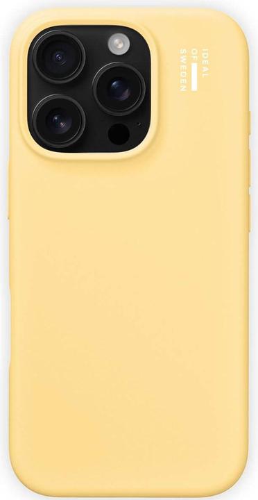 Produktbild iDeal Of Sweden Designer Magsafe Silicone-Cover Soft Lemon (Apple iPhone 16 Pro)