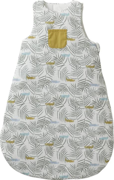 Crocodile, printed white