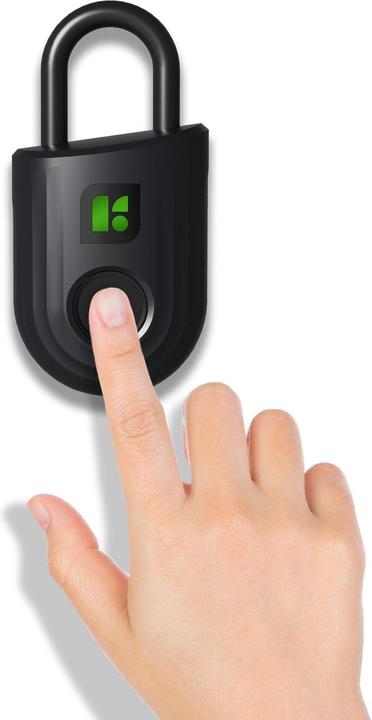 Actual product image Igloohome Padlock Lite, Fingerprint, Black