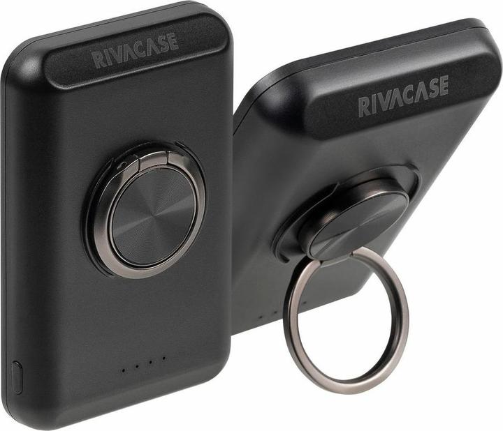 Immagine prodotto Rivacase VA2603 Powerbank wireless Magsafe Qi 15W, batteria esterna con ricarica rapida QC/PD 22.5W 5000 mAh (5000 mAh, 20 W, 18.50 Wh)