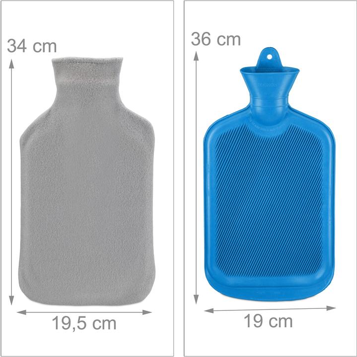 Actual product image Relaxdays Hot water bottle (2 l)