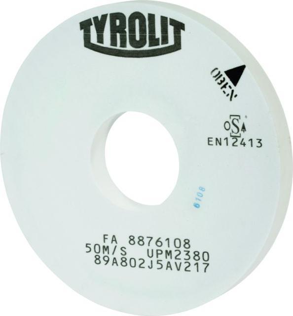 Actual product image Tyrolit Precision external cylindrical grinding disc DxDxH (mm), 400x30x127