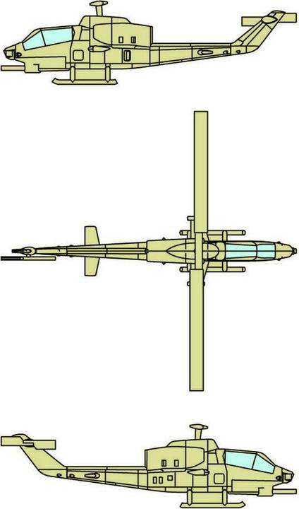 Actual product image Trumpeter AH-1W SuperCobra (12 aircraft)