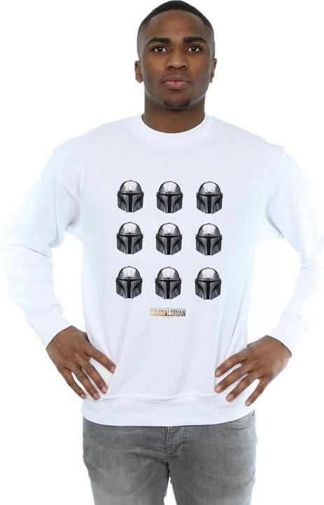Immagine prodotto Star Wars The Mandalorian Helmet Pattern Felpa Uomo (M)