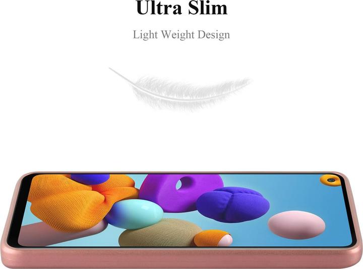 Produktbild Cadorabo TPU Matt Metallic Cover (Samsung Galaxy A21s)