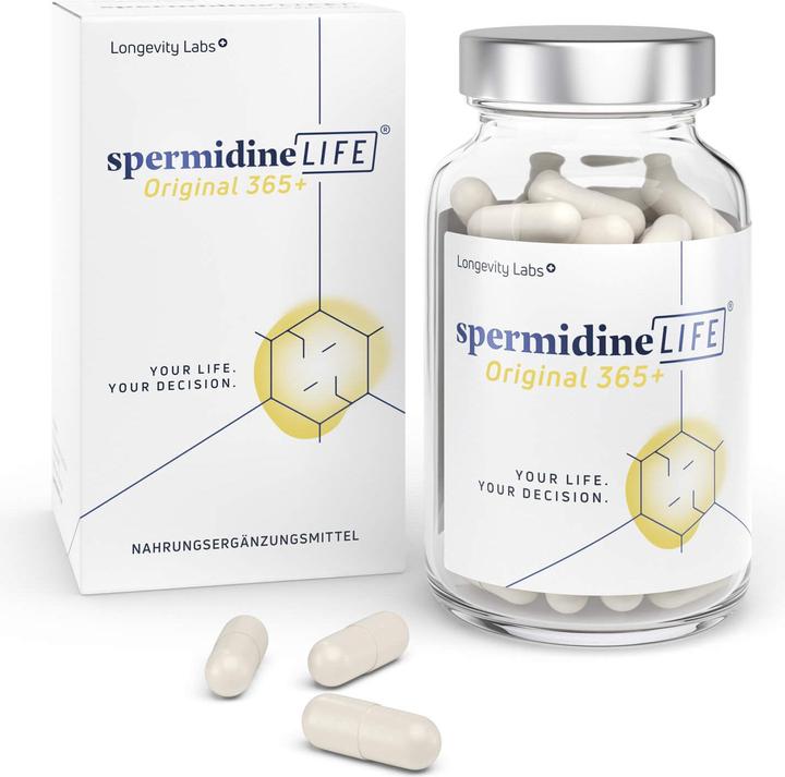 Produktbild SpermidineLife Original 365+ Kaps (60 Stück, Kapseln, 147 g)