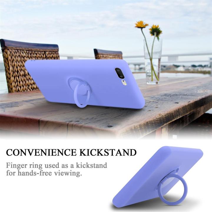 Productafbeelding Cadorabo TPU Vloeibare Ring Silicone Hoesje (Apple iPhone 7 Plus, Apple iPhone 7s Plus)