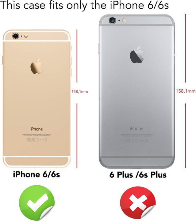 Immagine prodotto Nalia Custodia per cellulare a 360 gradi (Apple iPhone 6)