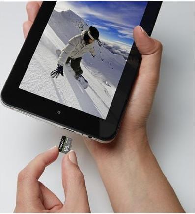 Actual product image PNY Pro Elite (128 GB, microSDXC, U3, UHS-I)