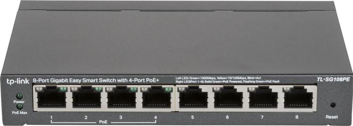 Produktbild TP-Link Tl-Sg108pe (8 Ports)