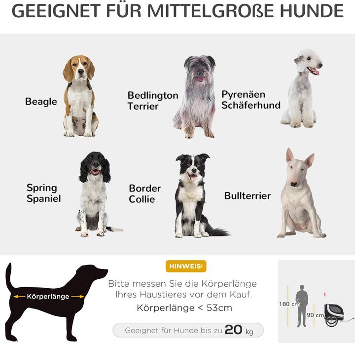 Produktbild PawHut Fahrradanhänger