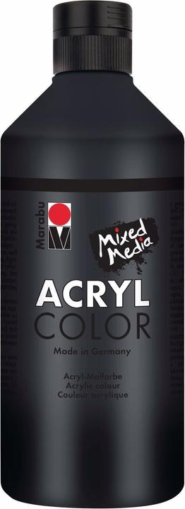 Marabu Acryl Color (Black, 500 ml)