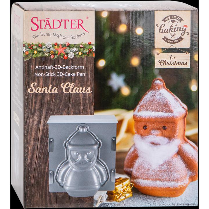 Image du produit Städter Moule à gâteaux 3D Santa Claus 19x21x12 cm We love Baking