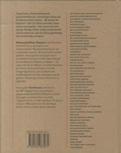 Image du produit Théories scientifiques en 30 secondes