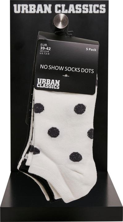 Produktbild Urban Classics No Show Socks Dots 5-Pack (5er Pack, 35 - 38)