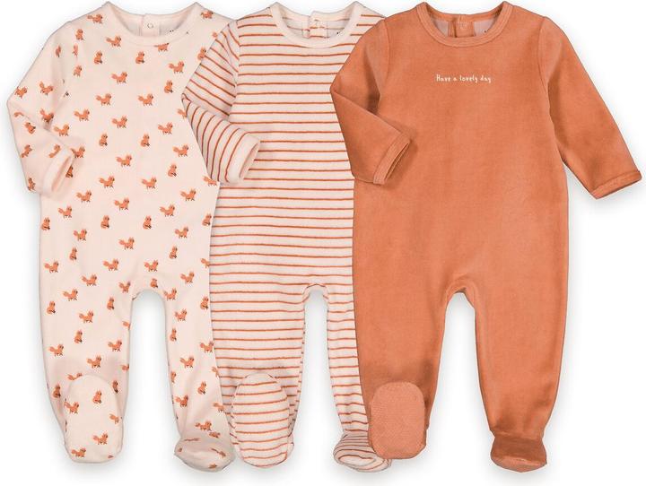 Produktbild La Redoute Collections 3er-Pack Strampler aus Baumwolle (74)