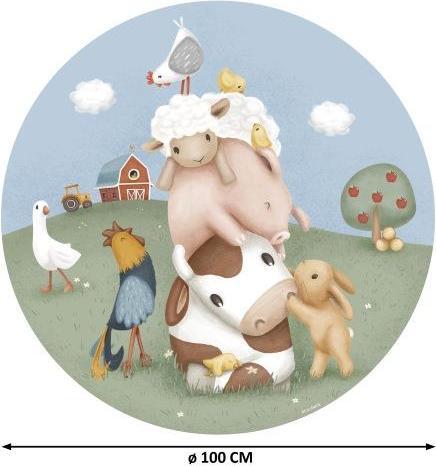 Actual product image Little Dutch Kreistapete Little Farm