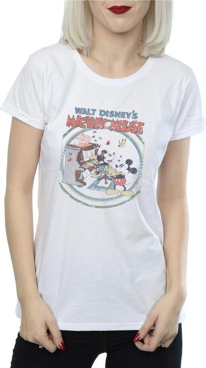 Immagine prodotto Disney Mickey Mouse Piano Maglietta Donna (L)