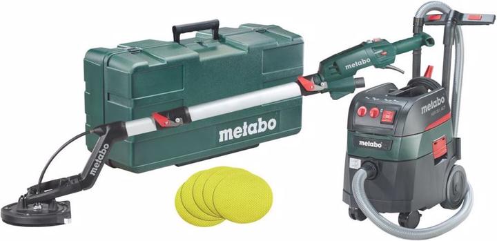 Produktbild Metabo Langhalsschleifer LSV 5-225 Comfort + Allessauger ASR 35 L ACP Set () Kunststoffkoffer (Langhalsschleifer, 270 W)