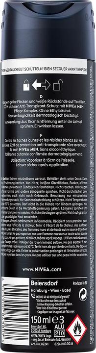 Produktbild Nivea Men Black & White Invisible Original (Spray, 150 ml)