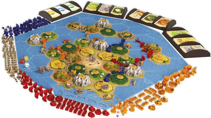 Actual product image Kosmos Catan 3D - Seafarers + Cities & Knights (German)