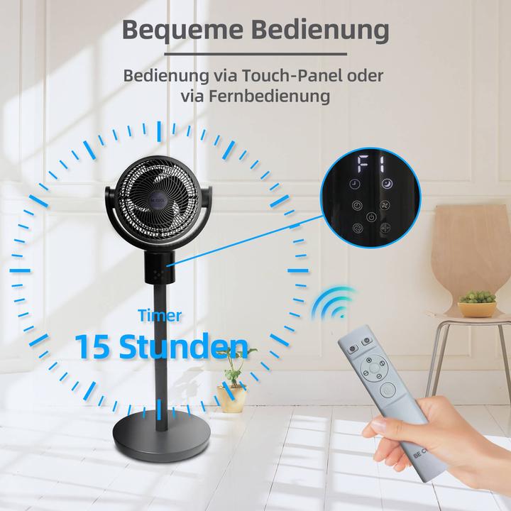 Produktbild Be Cool BC18STTIDC Ventilator 2 in 1 Stand- und Tischventilator