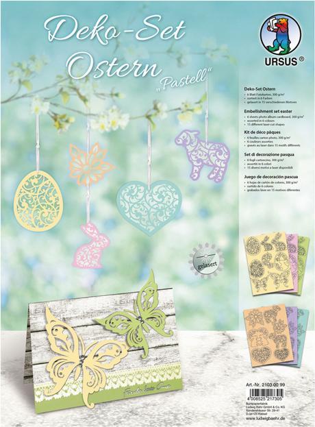 Immagine prodotto Ursus Set di decorazioni pasquali pastello (1 x)