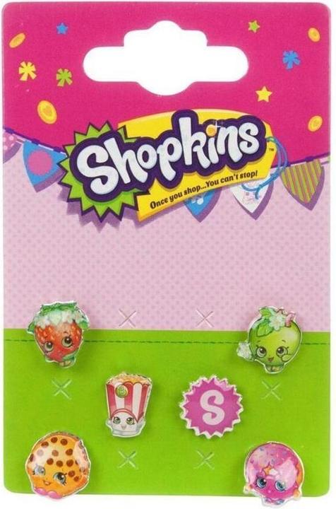 Produktbild Shopkins Mädchen Figuren Ohrring Set 6erPack Metall (100% synthetisches Material)