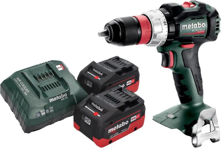 Immagine prodotto Metabo BS 18 LT BL Q Trapano avvitatore a batteria 18 V 75 Nm brushless + 2x batteria LiHD 5,5 Ah + (Batteria ricaricabile)