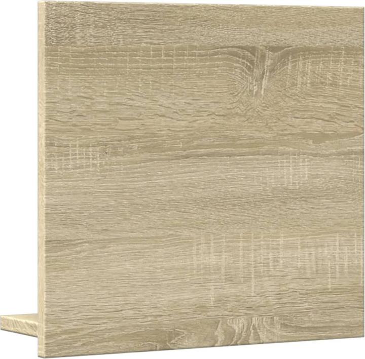 Image du produit VidaXL Badspiegel Wandspiegel Badezimmerspiegel Spiegel mit Ablage Sonoma-Eiche (40 x 37 cm)