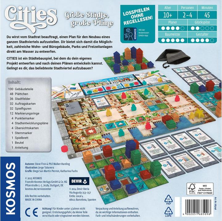 Image du produit Kosmos Cities (Allemand)