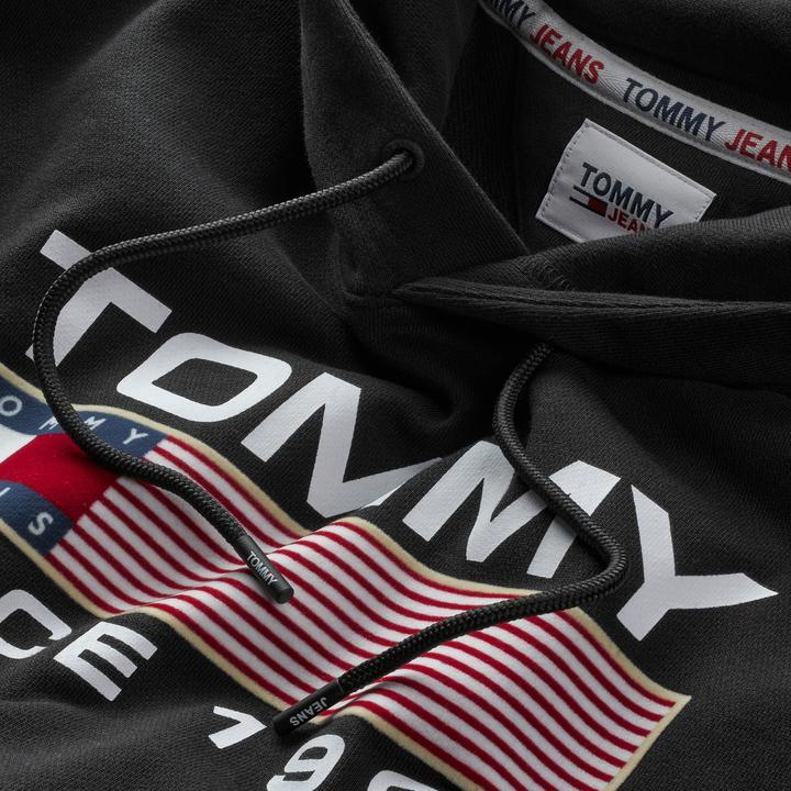 Produktbild Tommy Hilfiger TJM REG ATHLETIC LOGO HOODIE, schwarz(bdsblack), Gr. L (L)