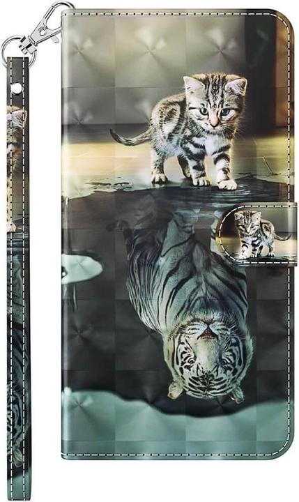 Actual product image Cover-Discount Glitter effect cat case (Samsung Galaxy S24 Ultra)