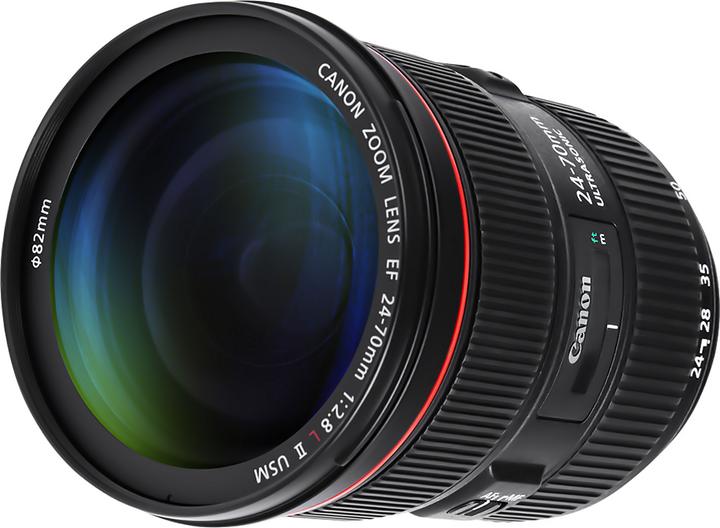 Actual product image Canon EF 24-70mm / 2.8 L II USM - (EU) (Canon EF, APS-C / DX)
