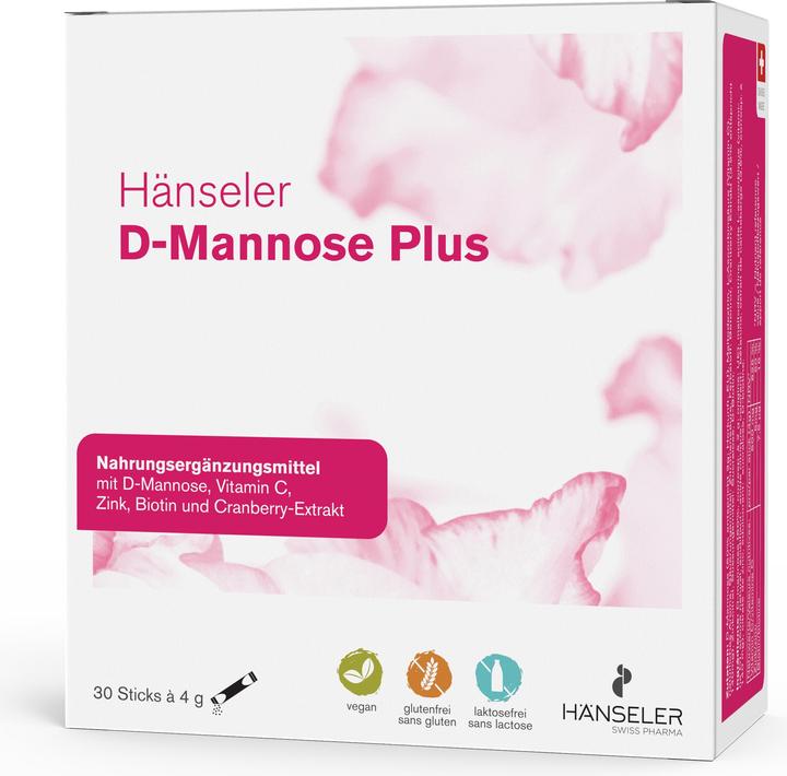 Image du produit Hänseler D-Mannose Plus pdr (30 pièce(s), Stylo, 158 g)