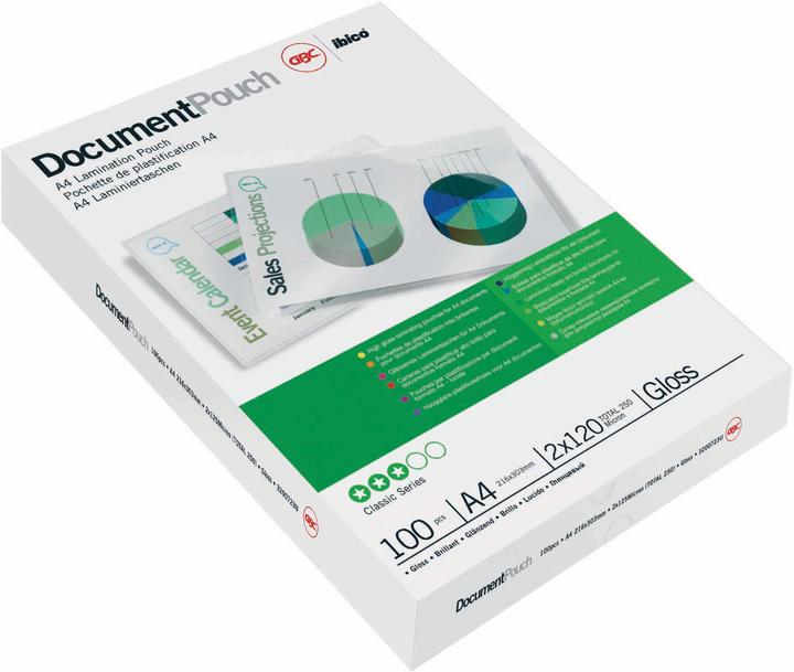 GBC Film de plastification (A4, 100 pièce(s), 80 µm)