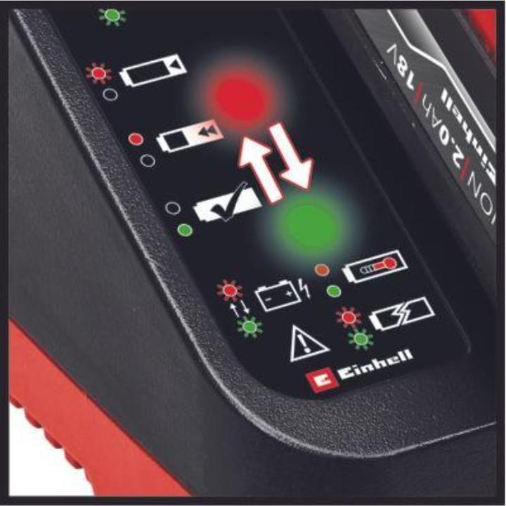 Immagine prodotto Einhell PXC Caricabatterie Potenza X-Car 3A (18 V)
