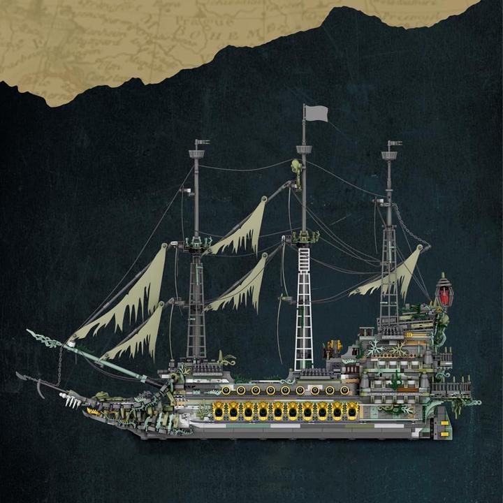 Actual product image ReoBrix The Flying Dutchman Big Ship