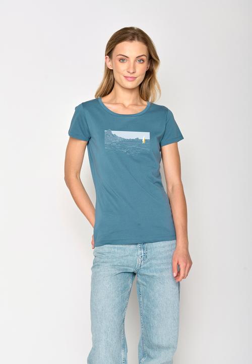 Actual product image Greenbomb Women's Nature Set Sail Loves T-Shirt (XL)
