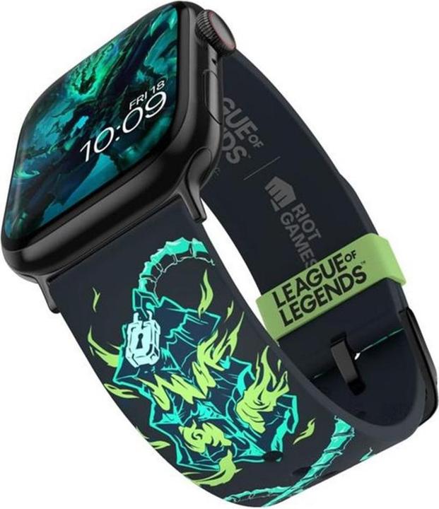 Actual product image Moby Fox League of Legends bracelet pour smartwatch Thresh (22 mm, Silicone, Stainless steel, 3, 4, Apple Watch Series 1)