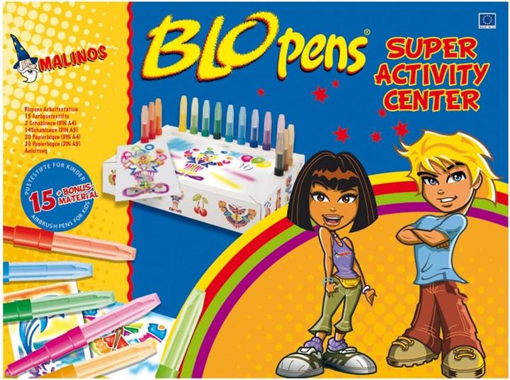 Actual product image Malinos Blopens Airbrush Pens (Multicoloured, 15 x)