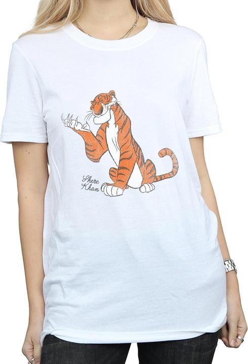 Immagine prodotto Disney The Jungle Book Classic Shere Khan Maglietta Ampia Donna (XL)