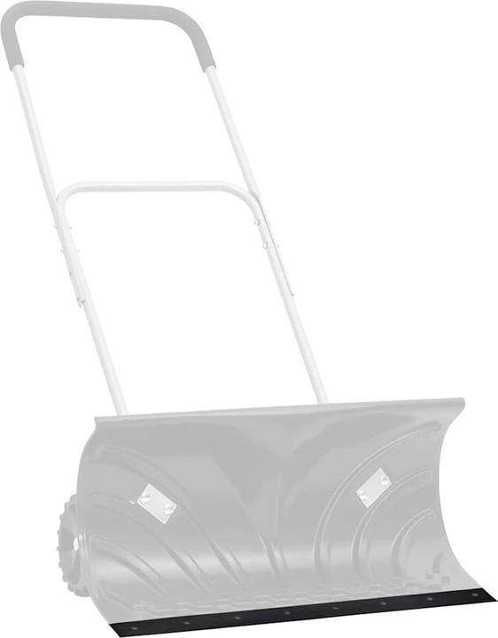 Produktbild VidaXL Schürfleiste Gummi Schwarz 300x8x1 cm Schürfleiste Gummilippe