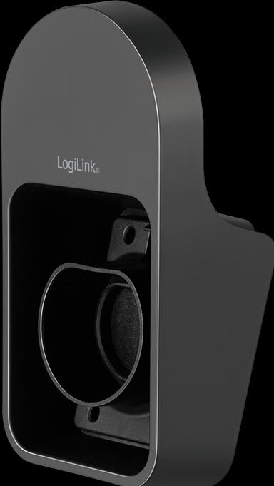 Produktbild LogiLink Wandhalterung mit Kabelablage für Auto-Ladekabel