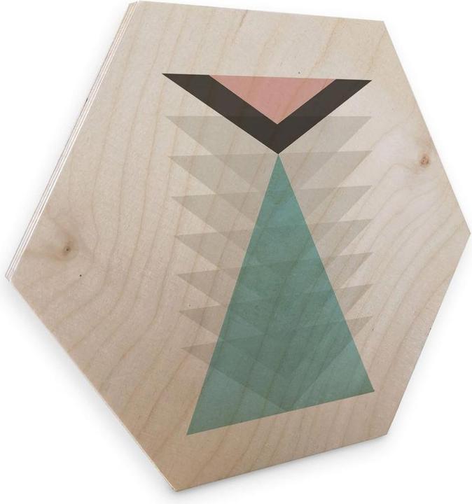 Produktbild Trenddeko Totem aqua & pink (25 x 22 cm)