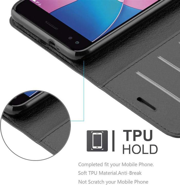 Actual product image Cadorabo Book with stand function cover (Huawei Enjoy 7)