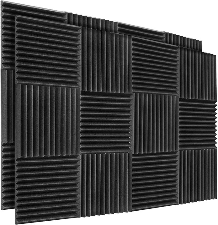 Image du produit Kuchoow Absorbeur de son Mousse acoustique, 24 pièces (24 pcs)
