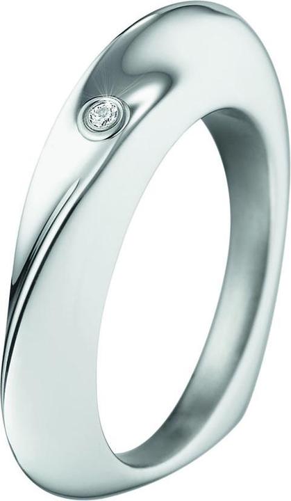 Immagine prodotto Xen Anello a forma di cuore lucido con diamante da 0,02 ct. (59)