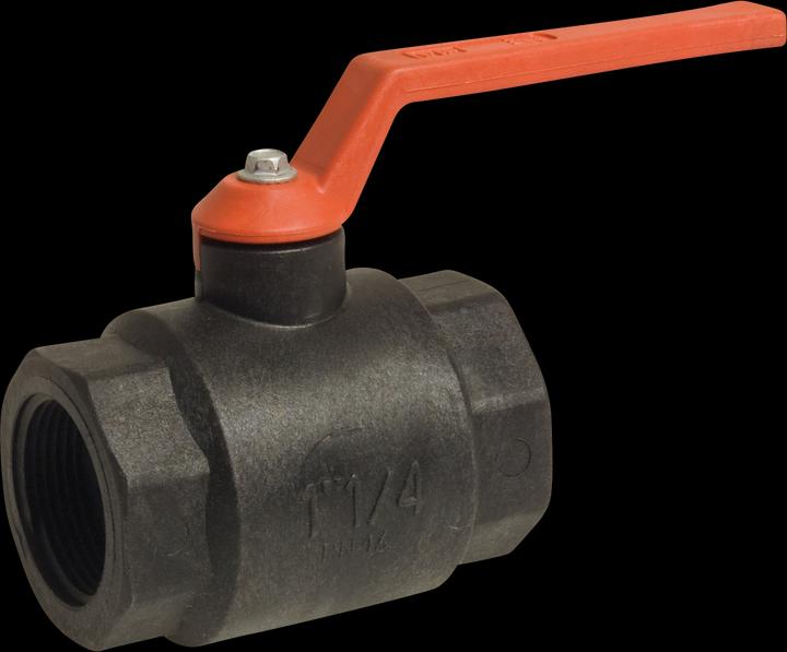 Produktbild VIR Kugelhahn PP 3/4" Innengewinde 16bar DN20 Schwarz Typ 220