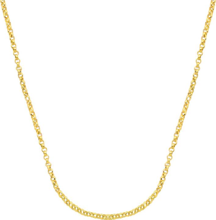 Candy Rundankerkette 1.4 mm, 925 Sterling Silber, vergoldet (925 Sterling Silber, 18k vergoldet, 925er Sterlingsilber)